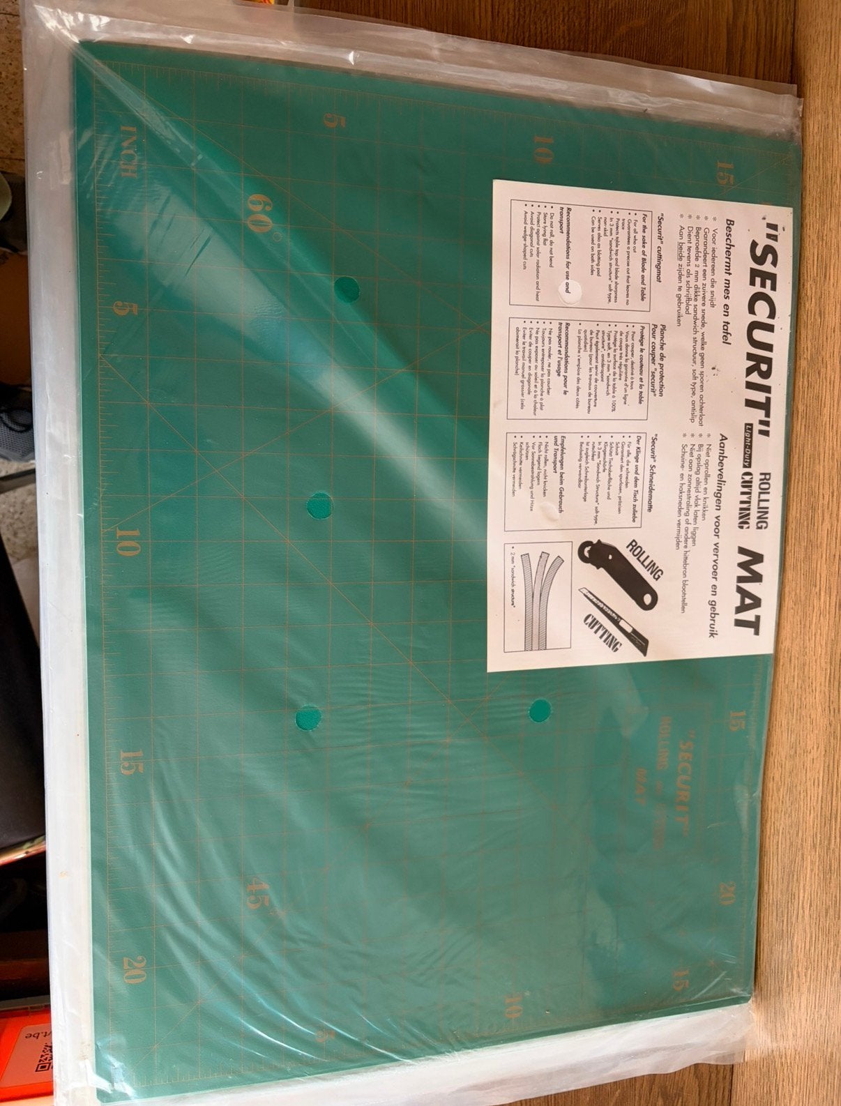 Securit zelfherstellende snijmat 45x60 cm – ongebruikt, Hobby en Vrije tijd, Ophalen of Verzenden