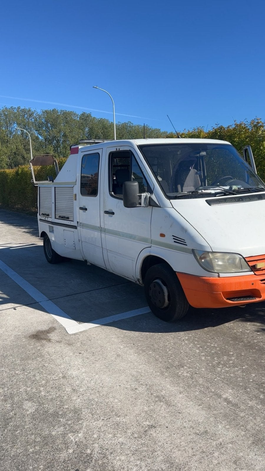 Mercdes sprinter 416 takelwagen B, Caravanes & Camping, Particulier