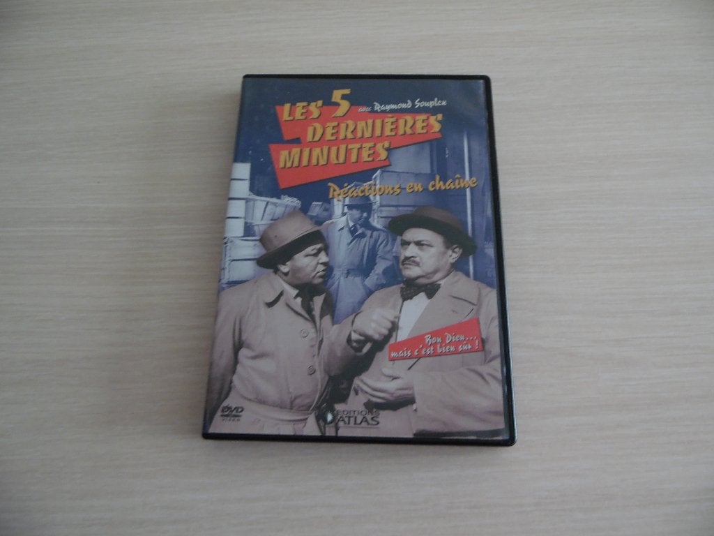 LES CINQ DERNIÈRES MINUTES RÉACTIONS EN CHAÎNE, Cd's en Dvd's, Dvd's | Tv en Series, Alle leeftijden, Overige genres, Ophalen of Verzenden