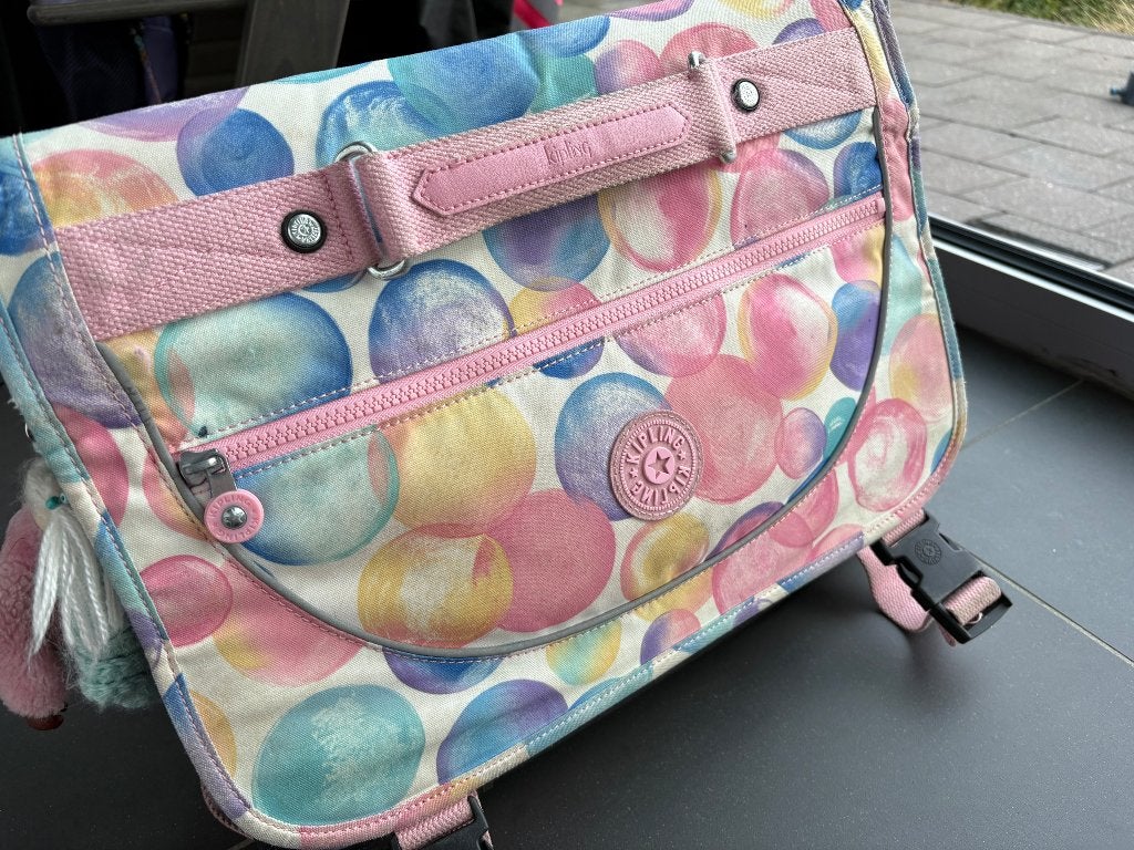 Kipling boekentas meisjes, Ophalen, Gebruikt, Roze, Aktetas of Boekentas