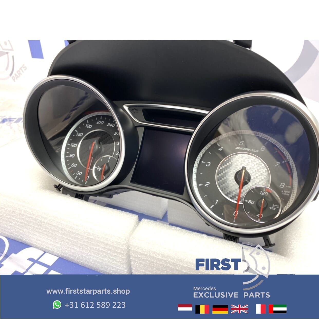 W117 CLA45 AMG TELLER KLOK CLUSTER INSTRUMENT 2013-2018 orig, Utilisé, -, -, Enlèvement ou Envoi