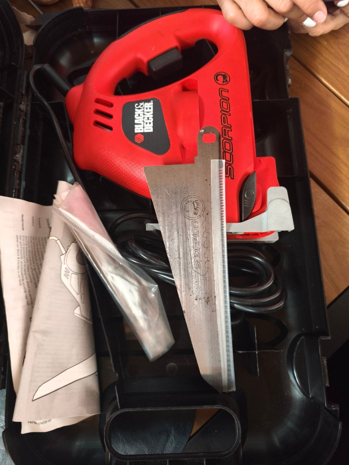 Scie scorpion black decker, Doe-het-zelf en Bouw, Nieuw, Minder dan 600 watt