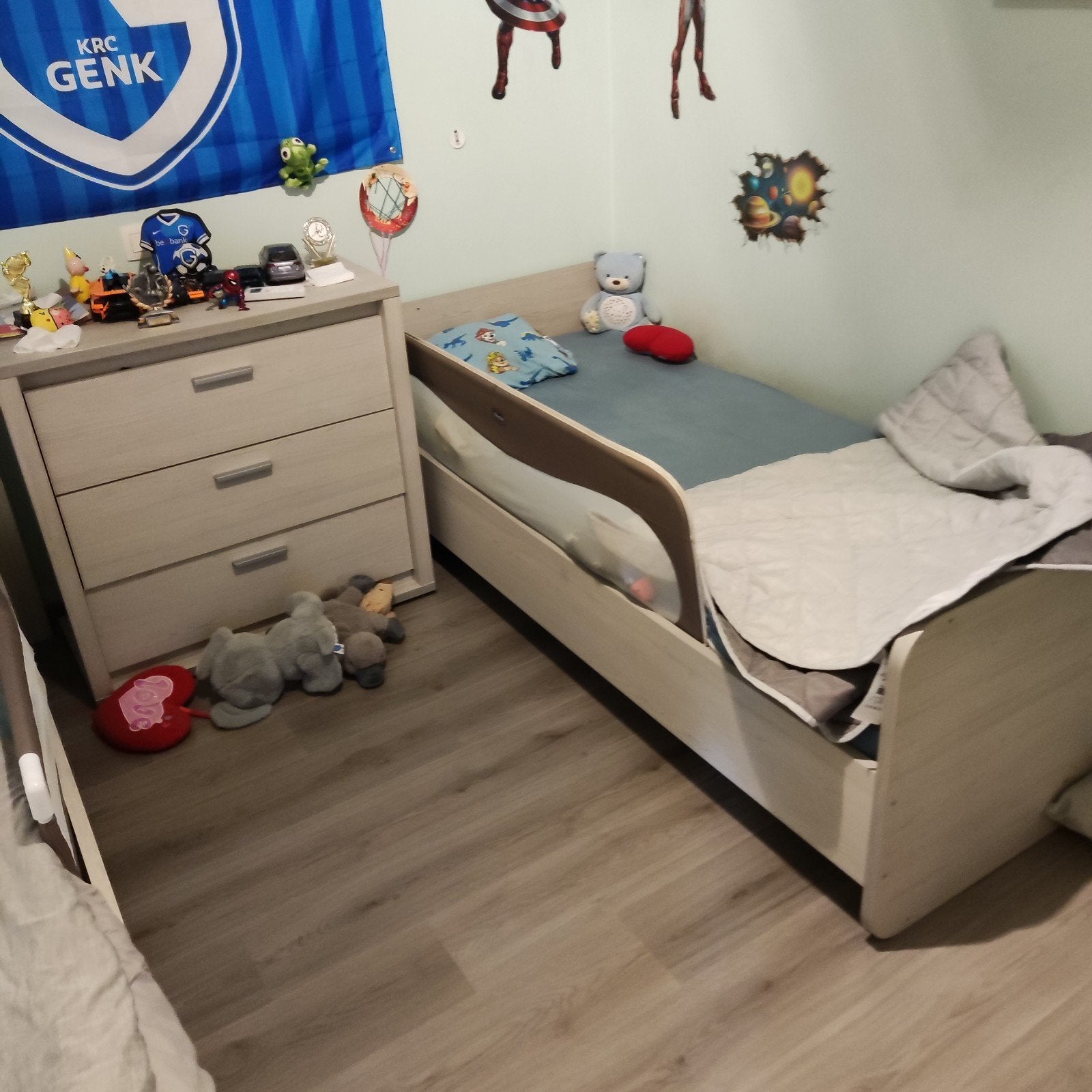 Omvormbaar bed + commode, Enlèvement