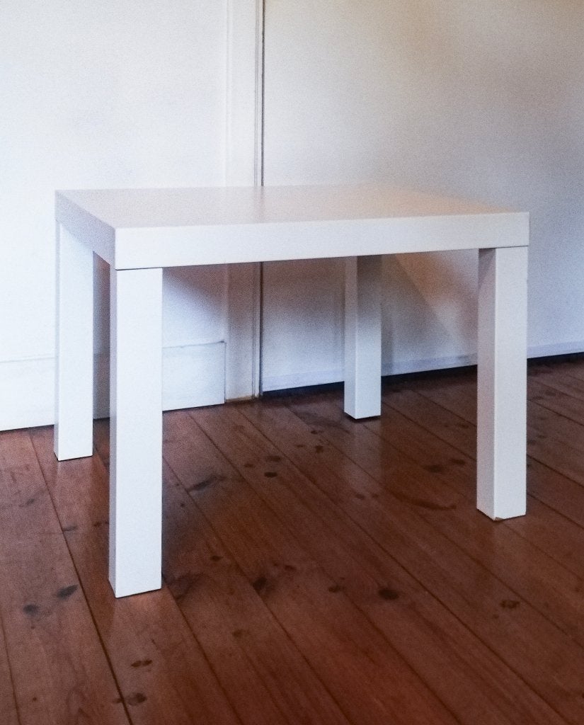 Salontafel / Wit, Huis en Inrichting, Tafels | Salontafels, Ophalen, Gebruikt, 50 tot 100 cm, Minimal, modern