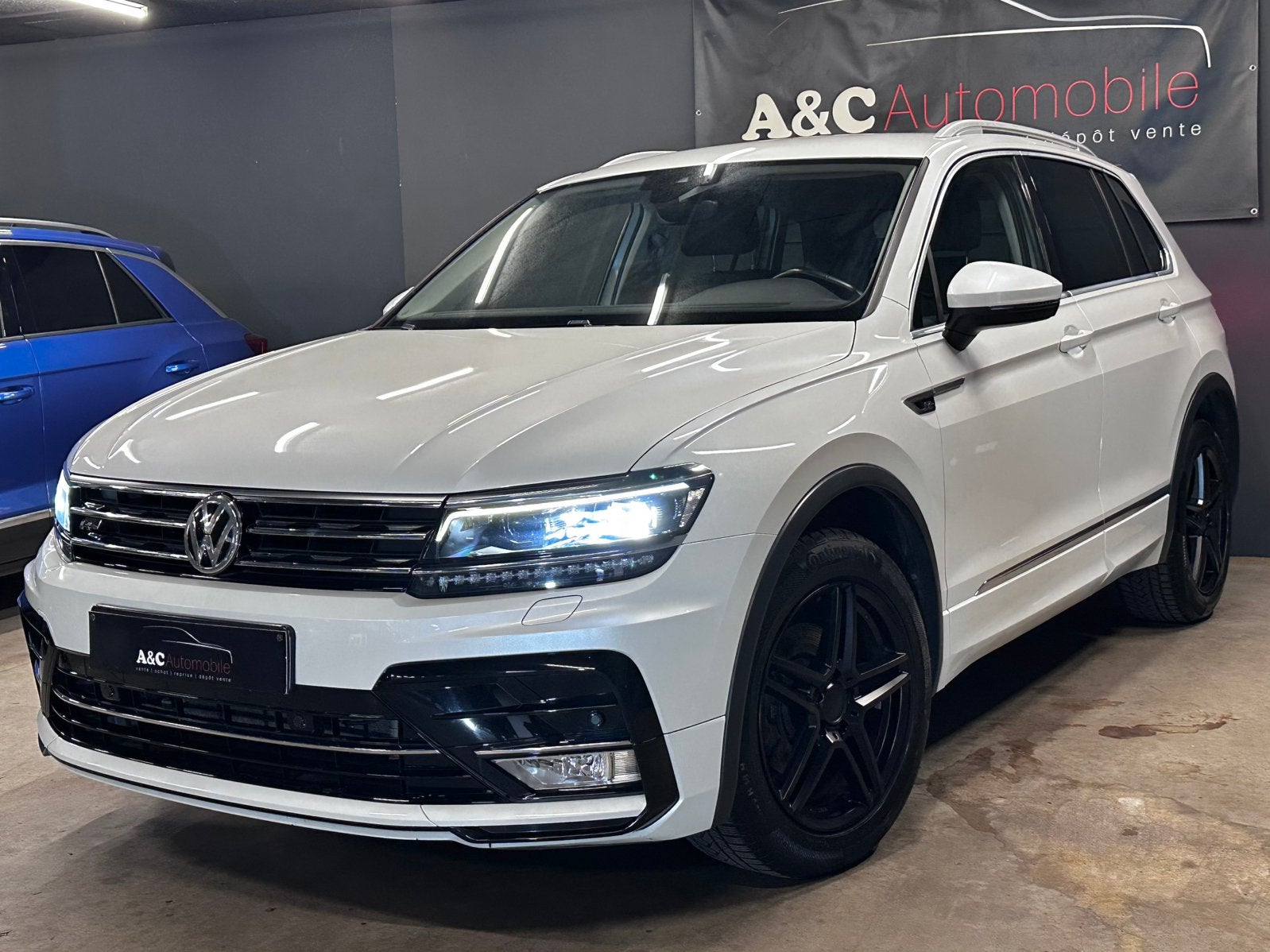 Vw Tiguan 1.4Essence R-Line Automatique, Cuir, Achat, Entreprise, Noir