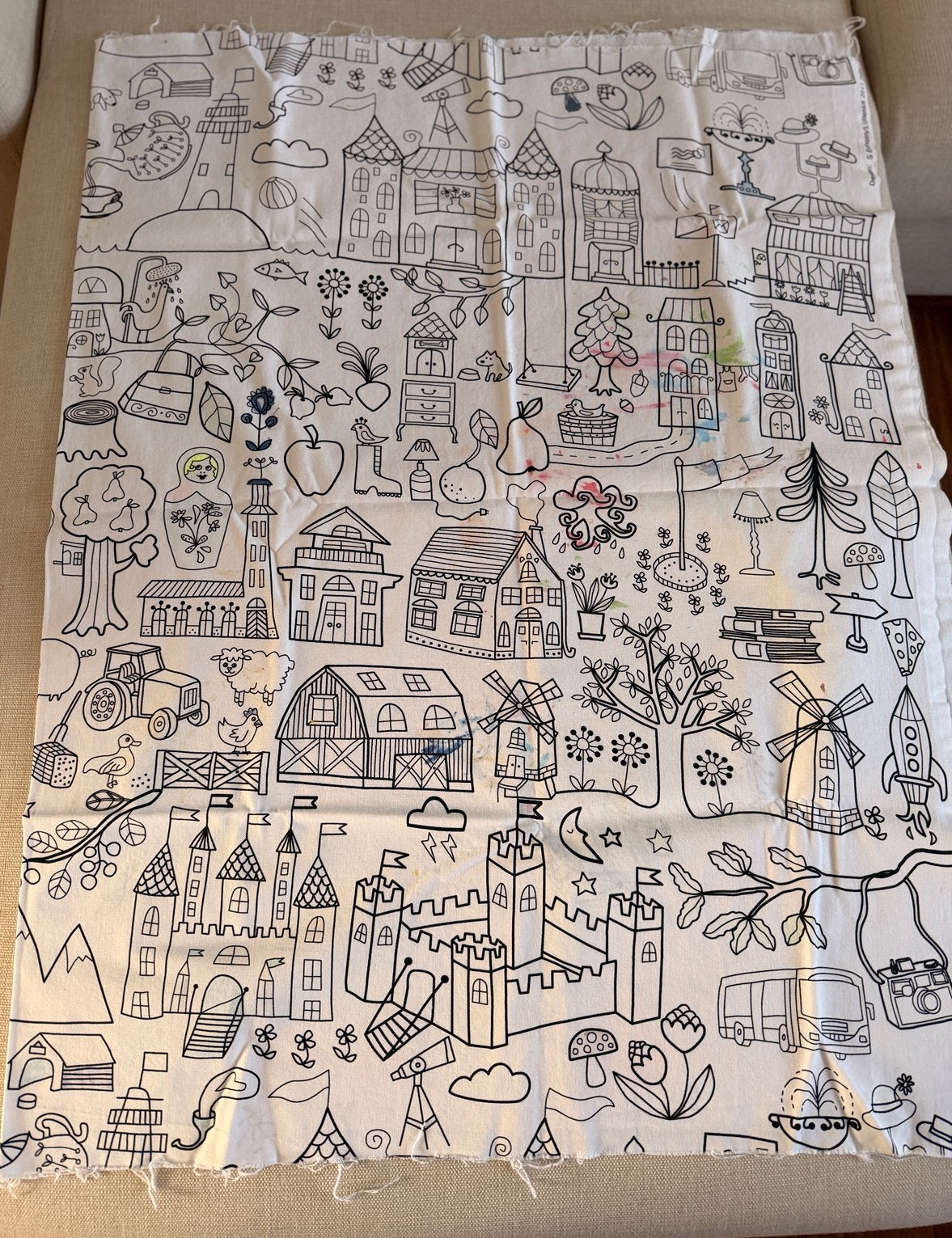 Nappe a dessiner pour enfant 95x150 cm, Maison & Meubles, Ameublement | Tapis & Moquettes, Enlèvement ou Envoi, Comme neuf