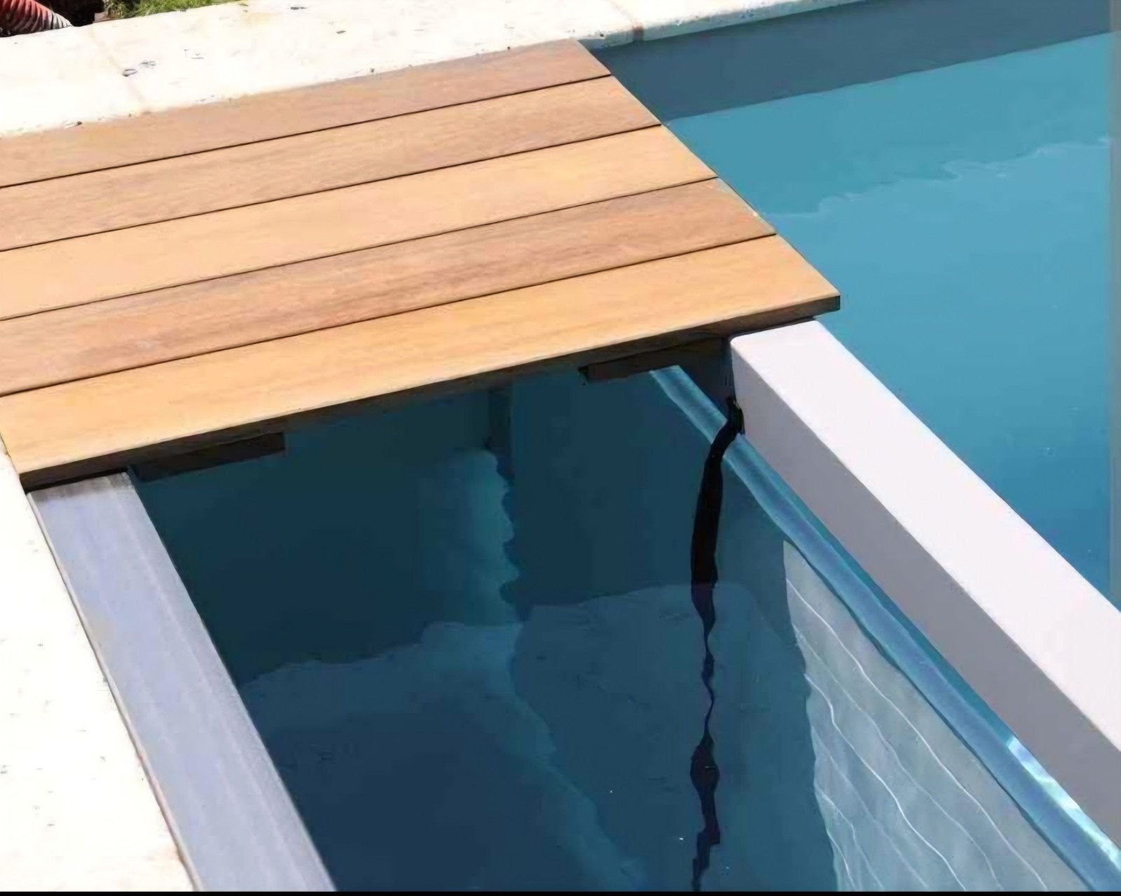 paroi cache volet neuve. glissière inox 1m/4m, Enlèvement