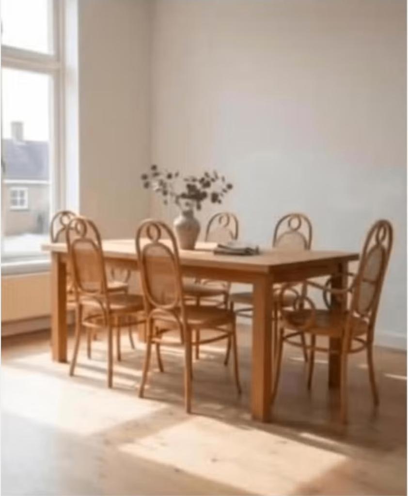 6 thonet stoelen, Huis en Inrichting, Stoelen, Ophalen, Gebruikt