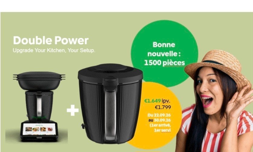 TM7 + 2eme bol 1649€  ou TM7+ Cutter 1599 €😍  📞0475 429 42, Electroménager, Neuf, Résiste au lave-vaisselle, Enlèvement ou Envoi