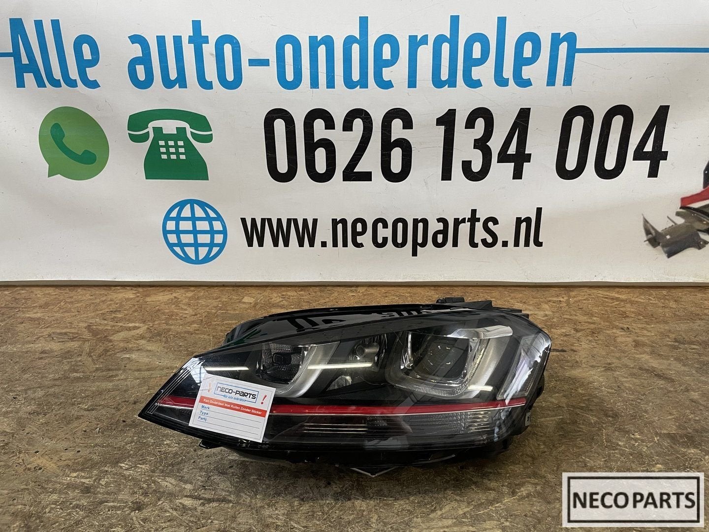 VW GOLF 7 GTI XENON LED KOPLAMP 5G1941033A COMPLEET, Gebruikt, -, Volkswagen, -