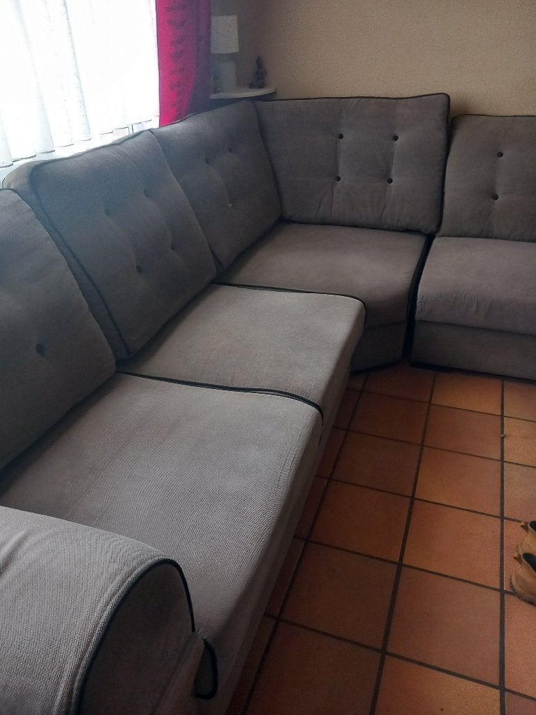 ZITHOEK TE KOOP, Huis en Inrichting, Zetels | Complete zithoeken, Ophalen, Gebruikt, Stof
