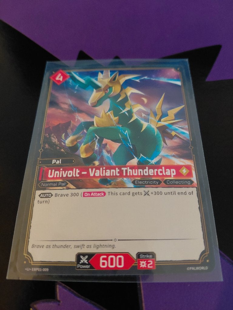 Palworld: Univolt – <U> EBP01-009 (PRISTINE), Enlèvement ou Envoi, Neuf, Carte(s) à jouer
