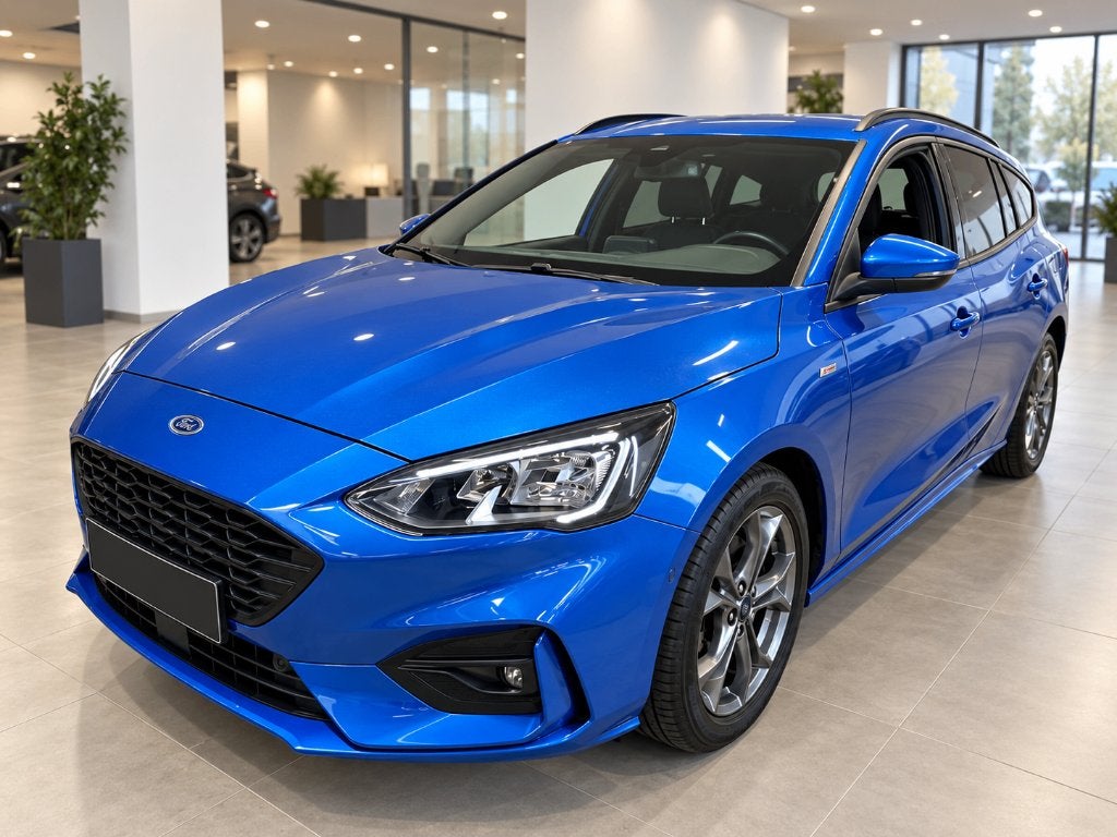 FORD FOCUS BREAK ST LINE SPORT, Auto's, Stof, Euro 6, Blauw, Bedrijf