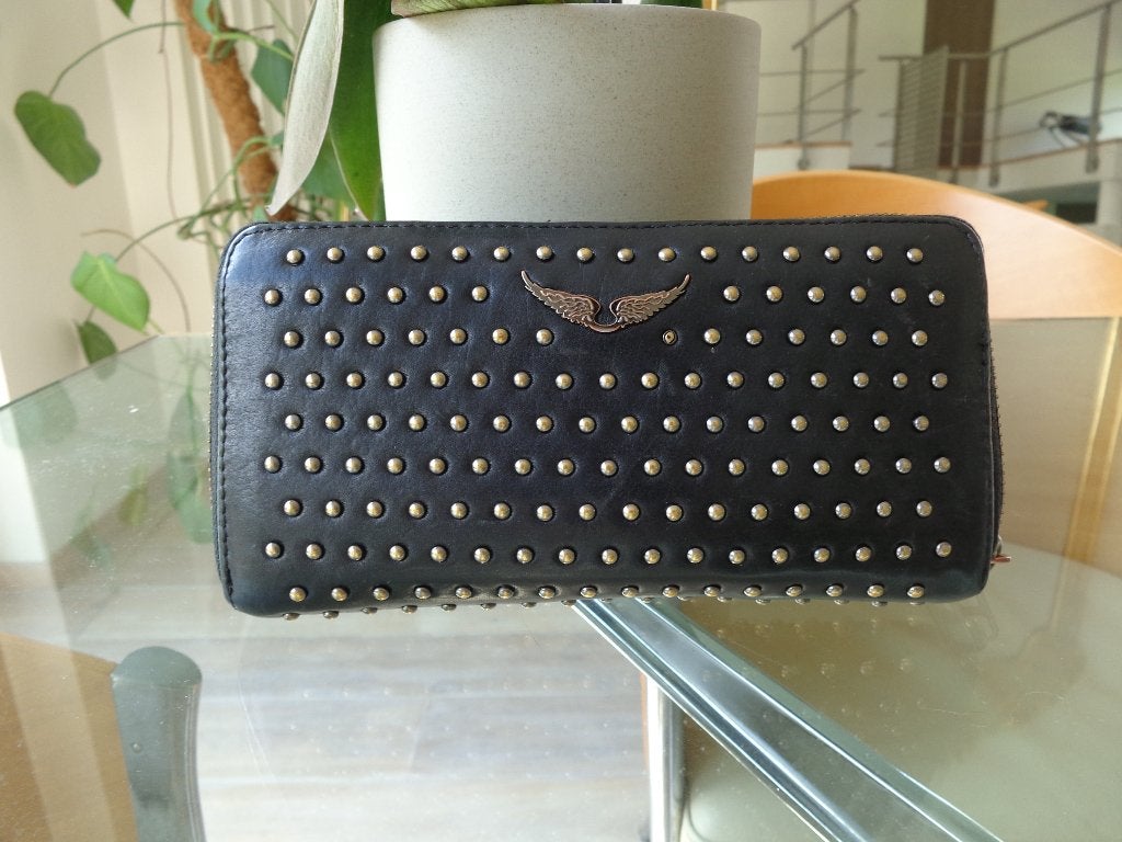 Zadig & Voltaire - Portemonnee voor begeleidend model - TBE, Ophalen of Verzenden, Gebruikt, Zwart, Overige typen