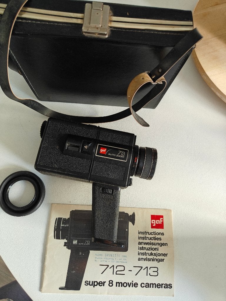 Ancienne camera super 8, Enlèvement, 1980 à nos jours, Caméra