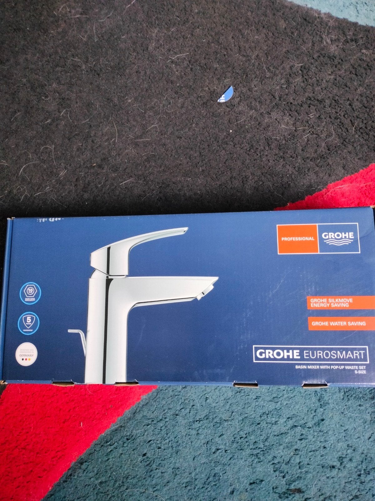 Grohe eurosmart basin mixer with pop-up waste set s-size, Enlèvement