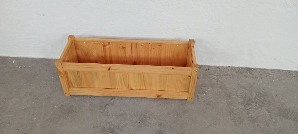 Houten bloembak plantenbak – stevige kwaliteit, Tuin en Terras, Ophalen, Gebruikt, Balkon, 60 tot 100 cm