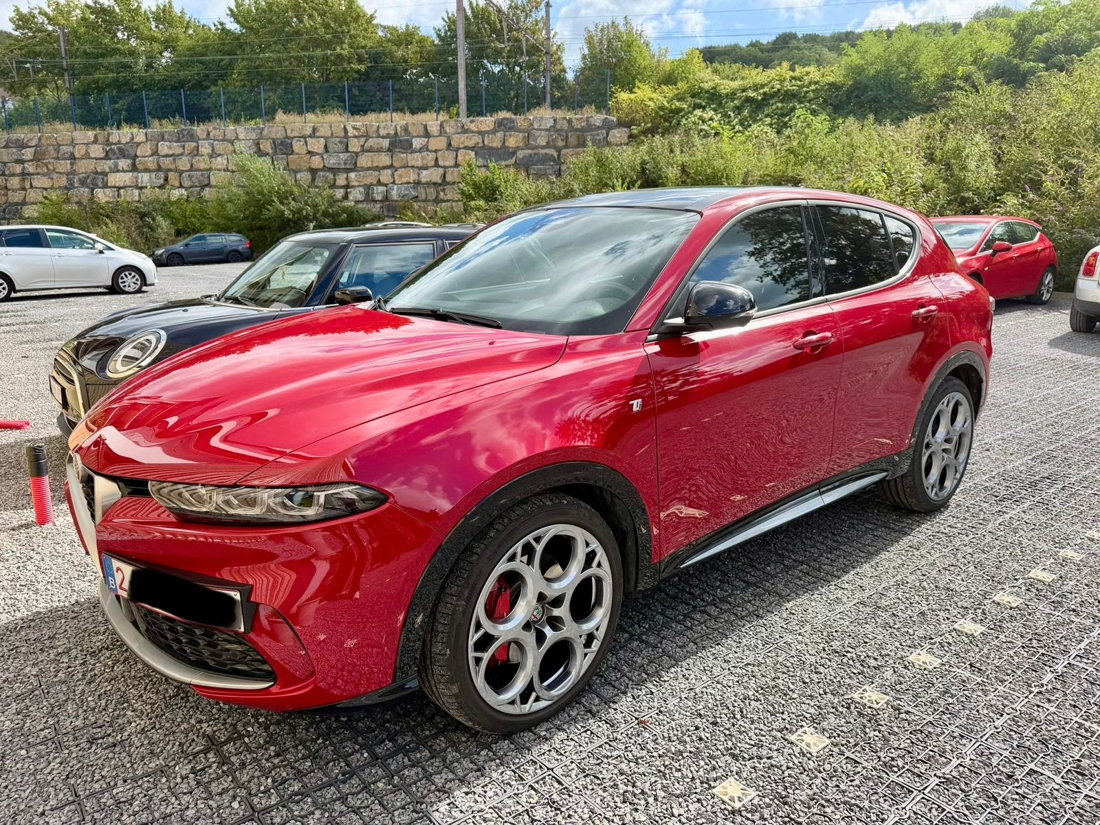 Alfa Romeo Tonale Ti Hybrid 160 ch – Full options – 09/2023, Rouge, Achat, 139 g/km, Euro 6