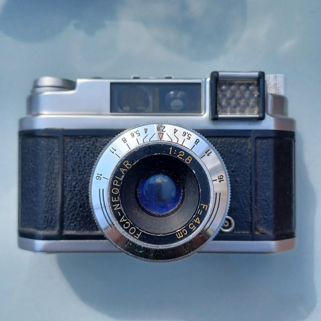 Appareil photo vintage français Foca Sport 1C avec posemètre, Enlèvement ou Envoi, Utilisé, Compact, Autres Marques
