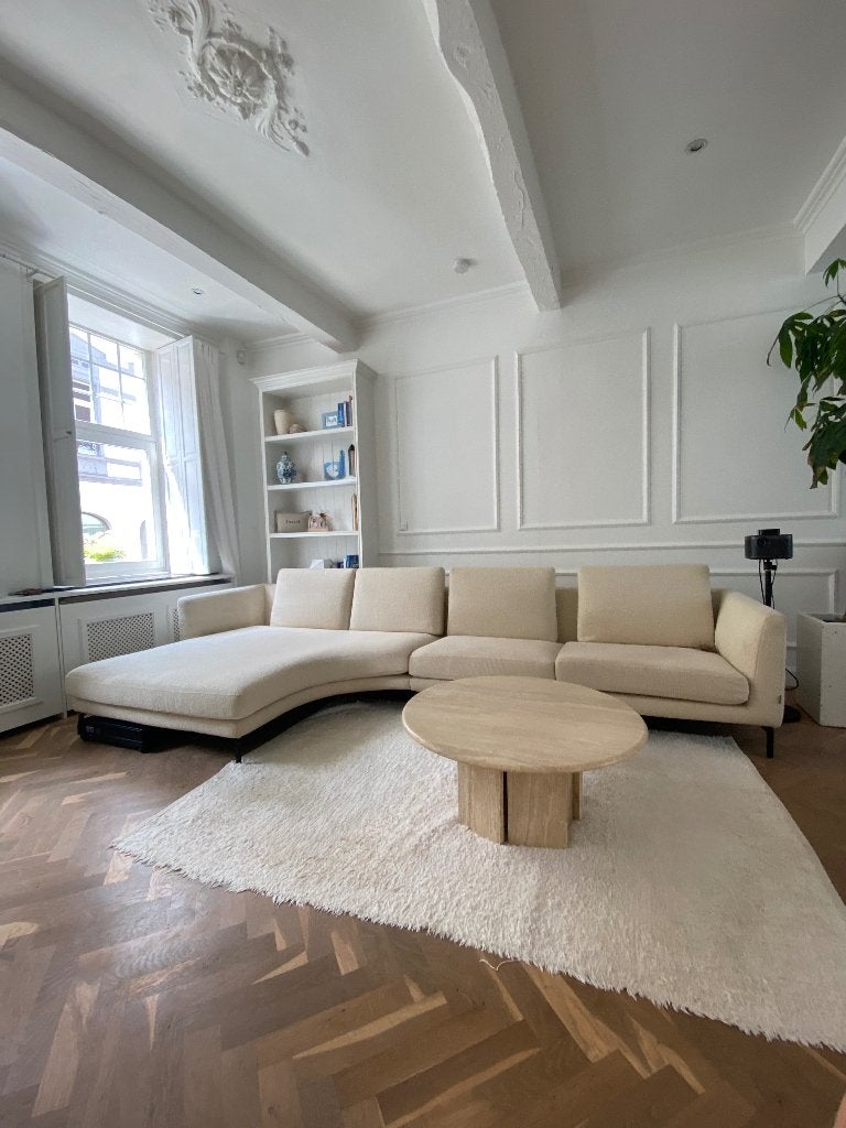 Zetel furninova, Maison & Meubles, Comme neuf, Enlèvement, Tissus, Banc d'angle