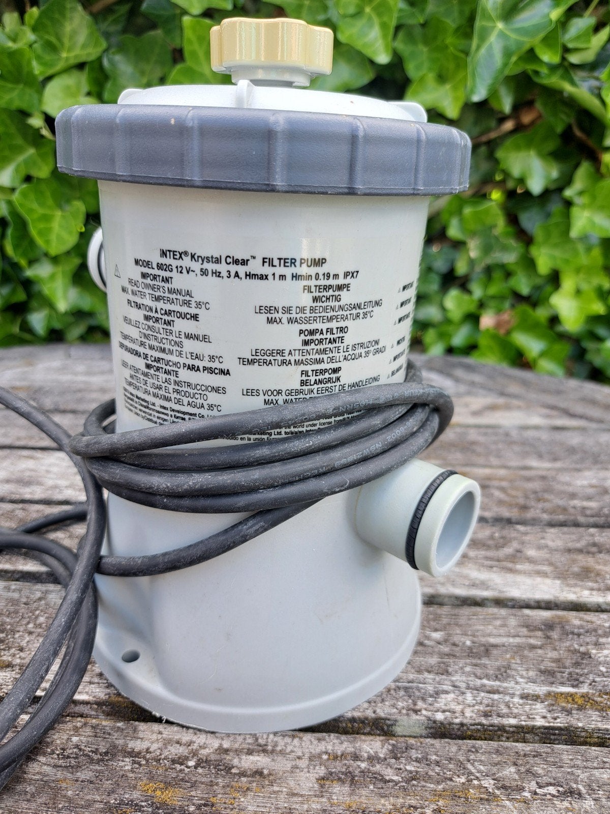 Intex kristal clear filter pomp, Tuin en Terras, Ophalen of Verzenden, Filter