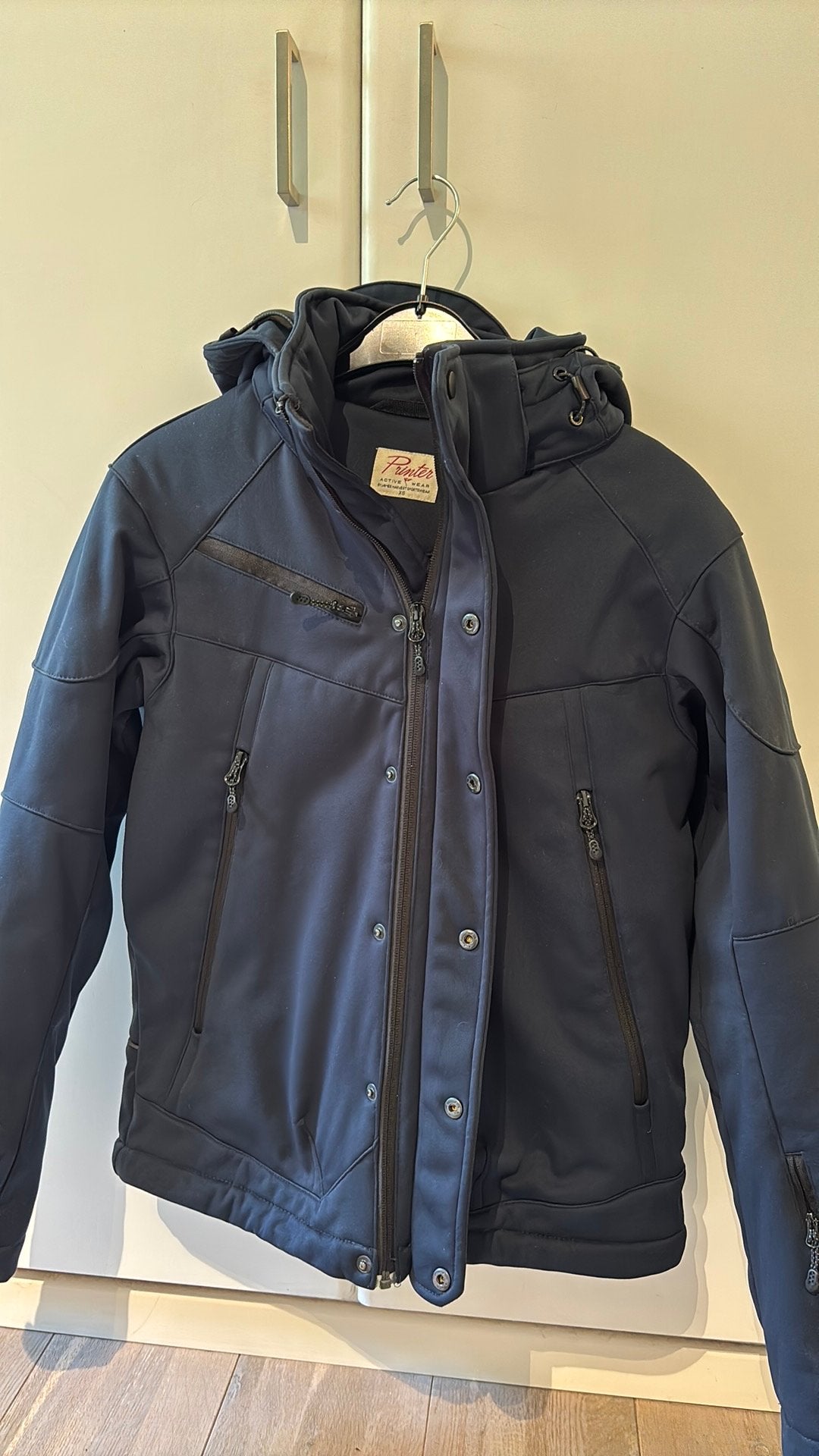 Winterjas marineblauw., Kleding | Heren, Ophalen of Verzenden, Zo goed als nieuw