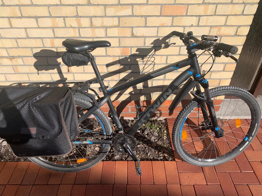 Mountainbike btwin, Gebruikt, Versnellingen, Schijfrem, 53 tot 57 cm