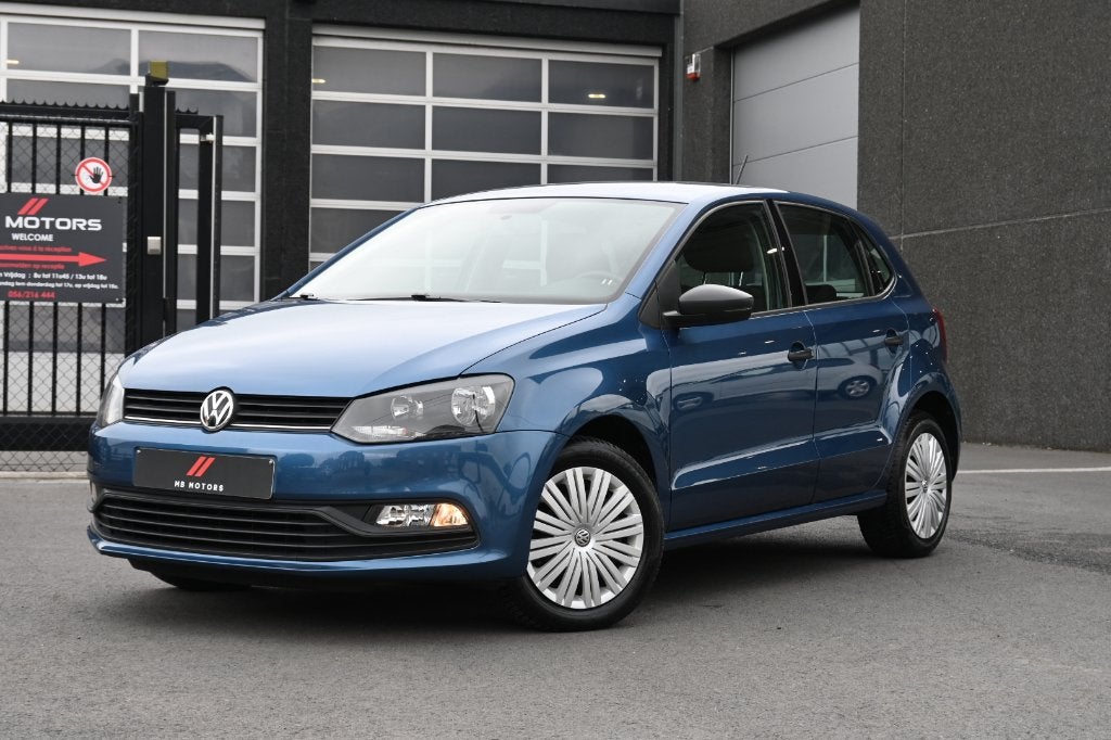 Volkswagen Polo 1.0Trendline, Auto's, Volkswagen, Voorwielaandrijving, USB, Stof, Blauw