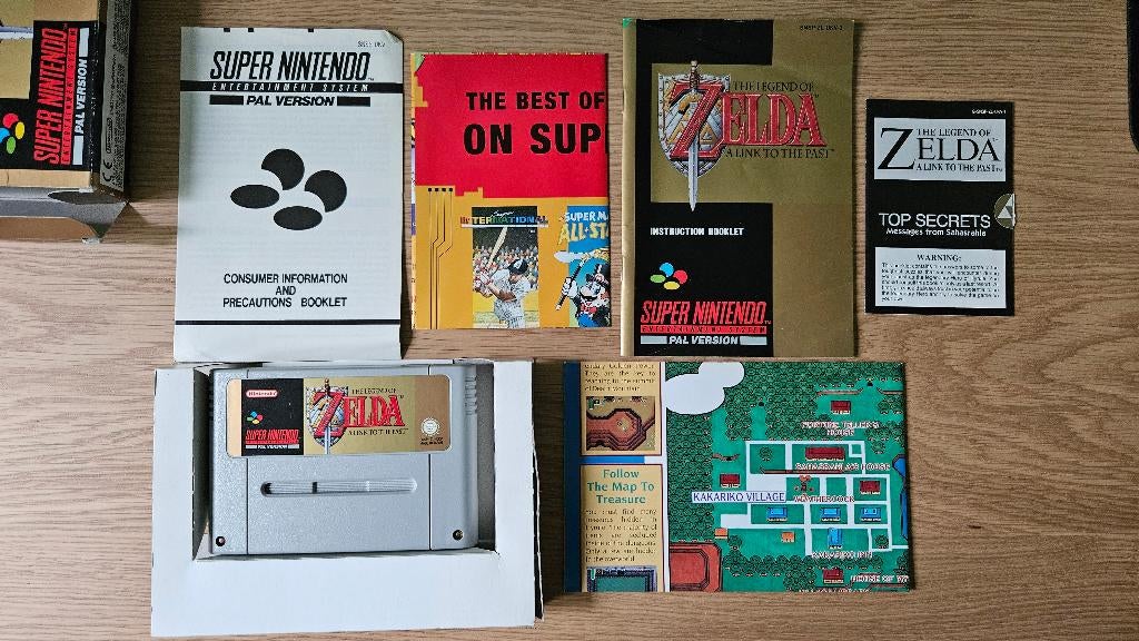 Nintendo SNES - Zelda a Link to the Past PAL CIB, Games en Spelcomputers, Ophalen of Verzenden, Gebruikt