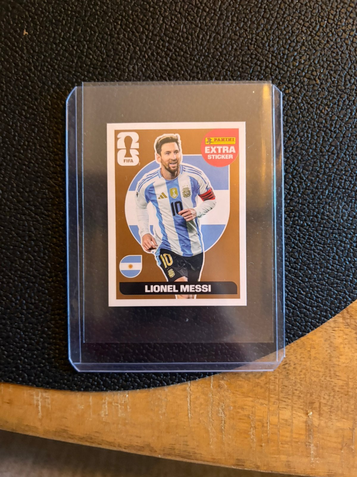 Wk 2026 Panini extra sticker Messi brons, Verzamelen, Ophalen of Verzenden, Nieuw