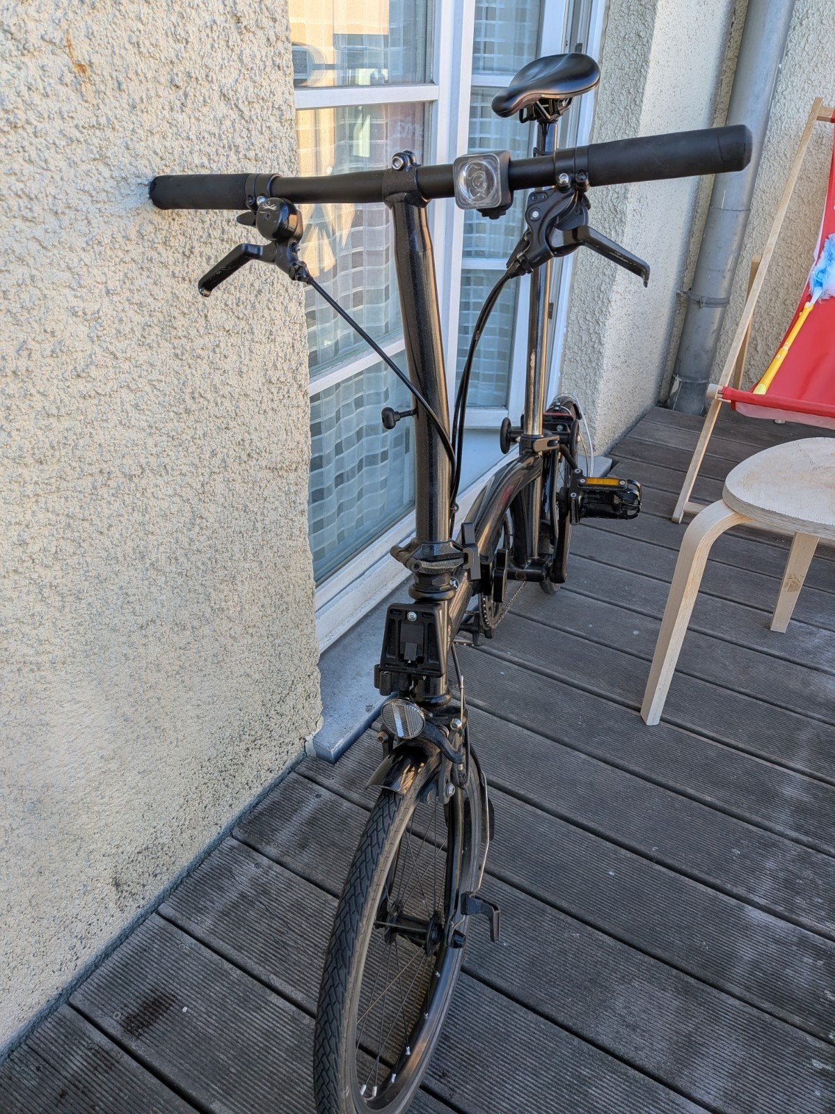 Brompton P Line S4L - Midnight Black (Superlight / Titanium), Fietsen en Brommers, Ophalen, Gebruikt, Brompton, Velgrem