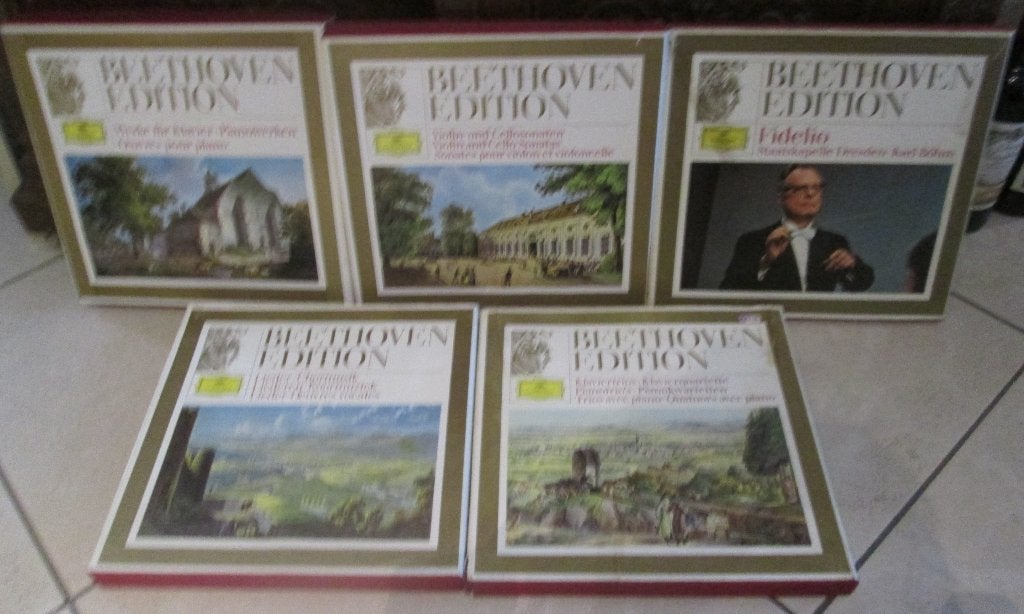 5 coffrets à musique classique Beethoven - 39 LP, Enlèvement ou Envoi, Comme neuf