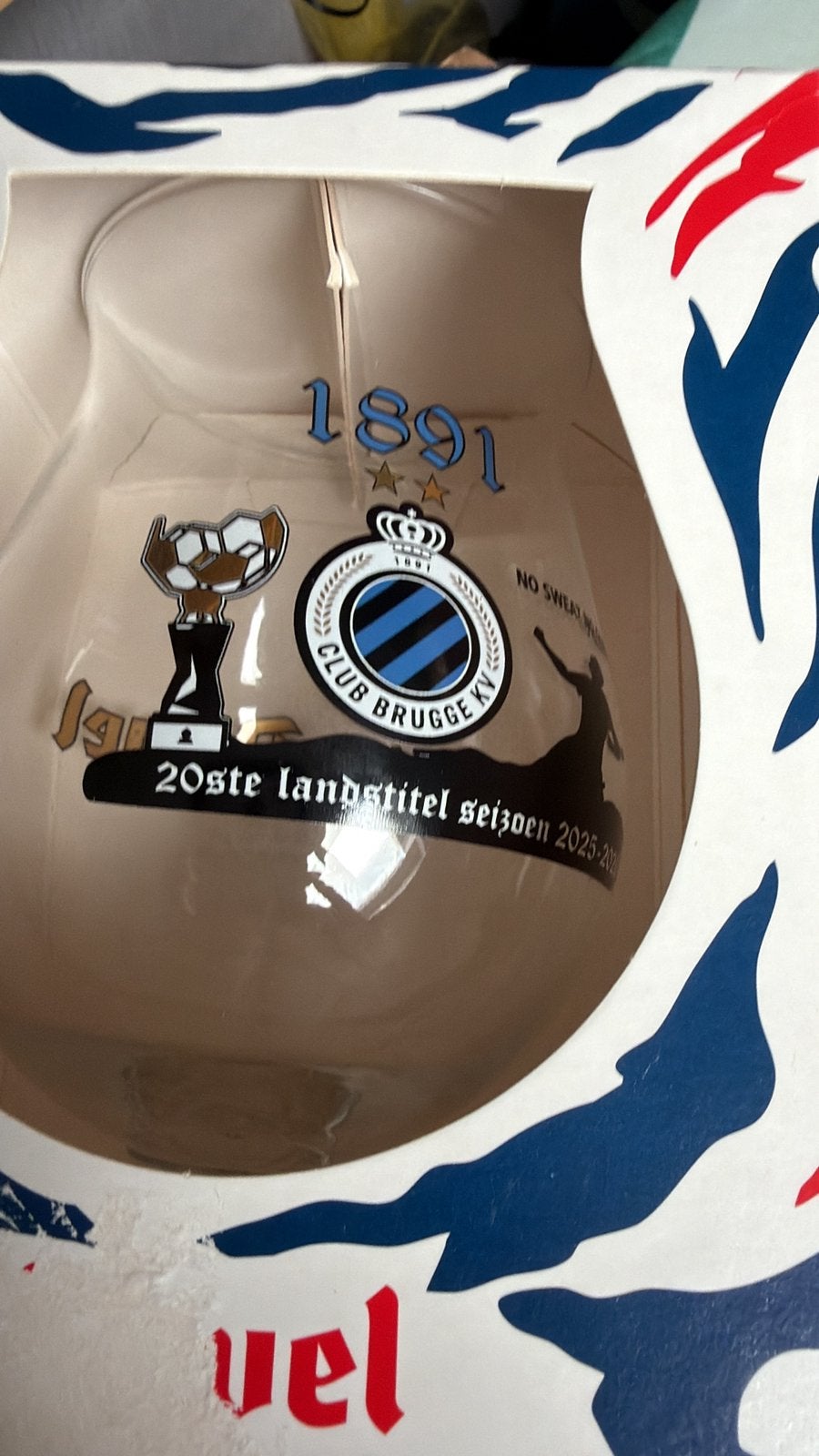 Duvelglas 20 jaar Club Brugge, Enlèvement, Neuf