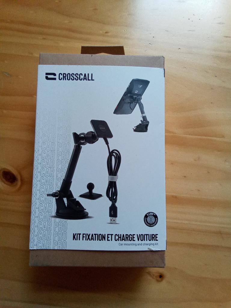 kit de fixation et de charge voiture Crosscall X-Car Pro, Autos : Pièces & Accessoires, Enlèvement, Neuf