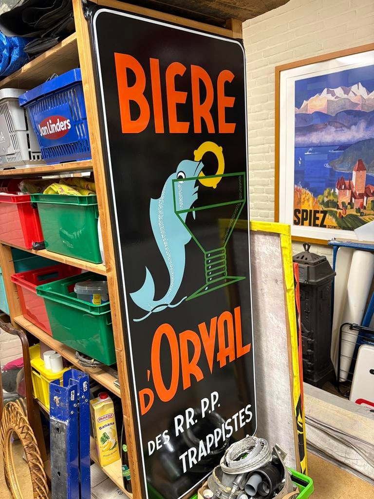 Biere Orval emaille, Enlèvement