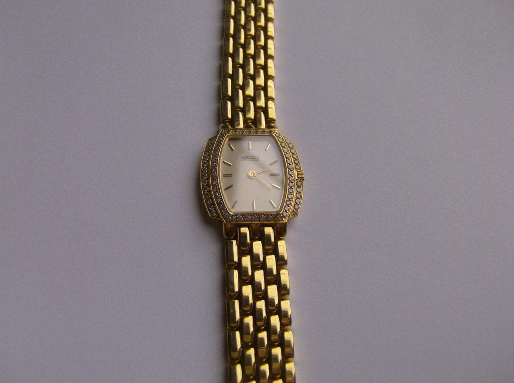 Gold plated - Dameshorloge - Rodania, Ophalen of Verzenden