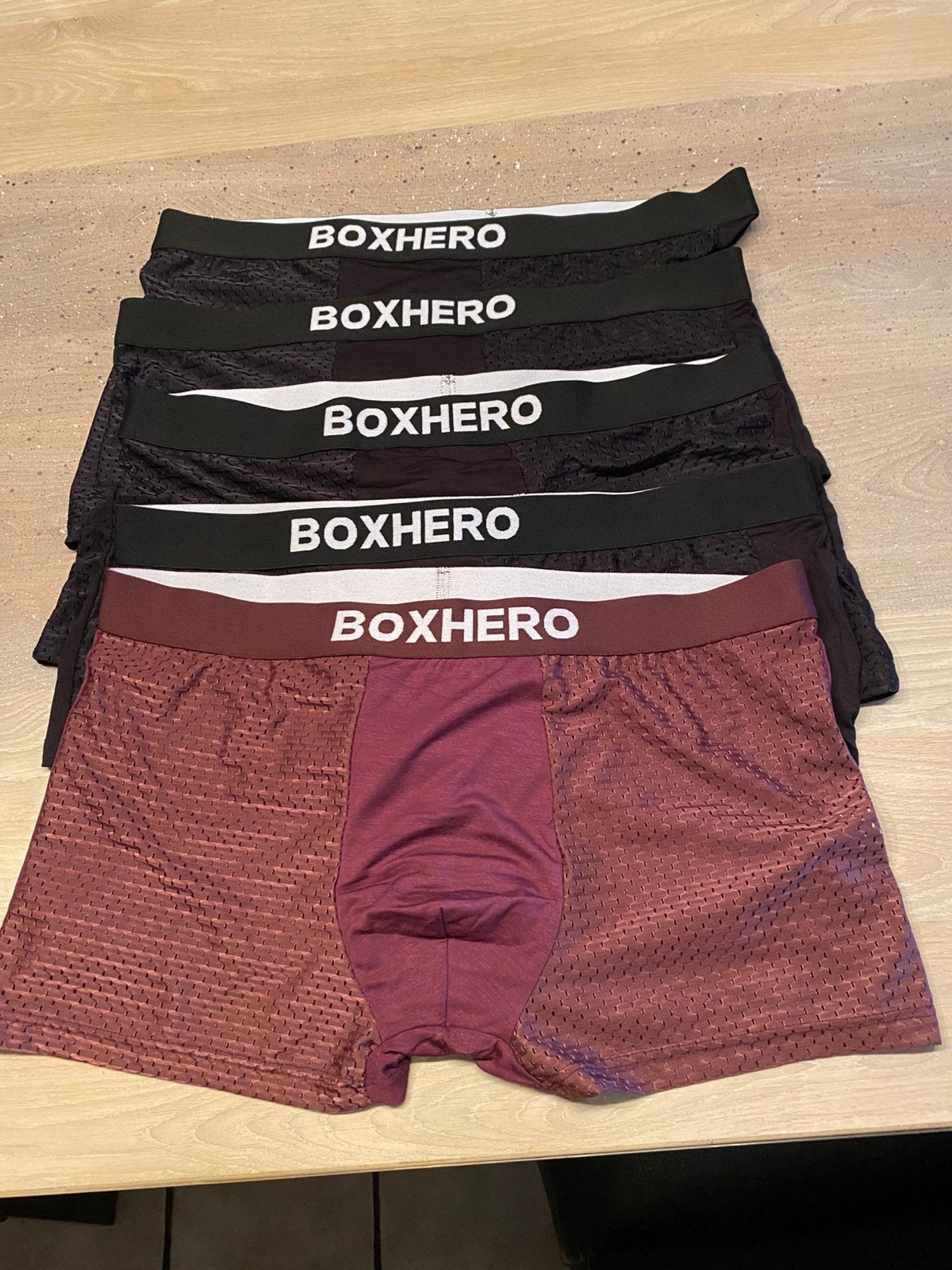 BOXER BOXHERO 5pièces xl EN FIBRE DE BAMBOU - CONFORT, Kleding | Heren, Ondergoed, Ophalen, Boxer