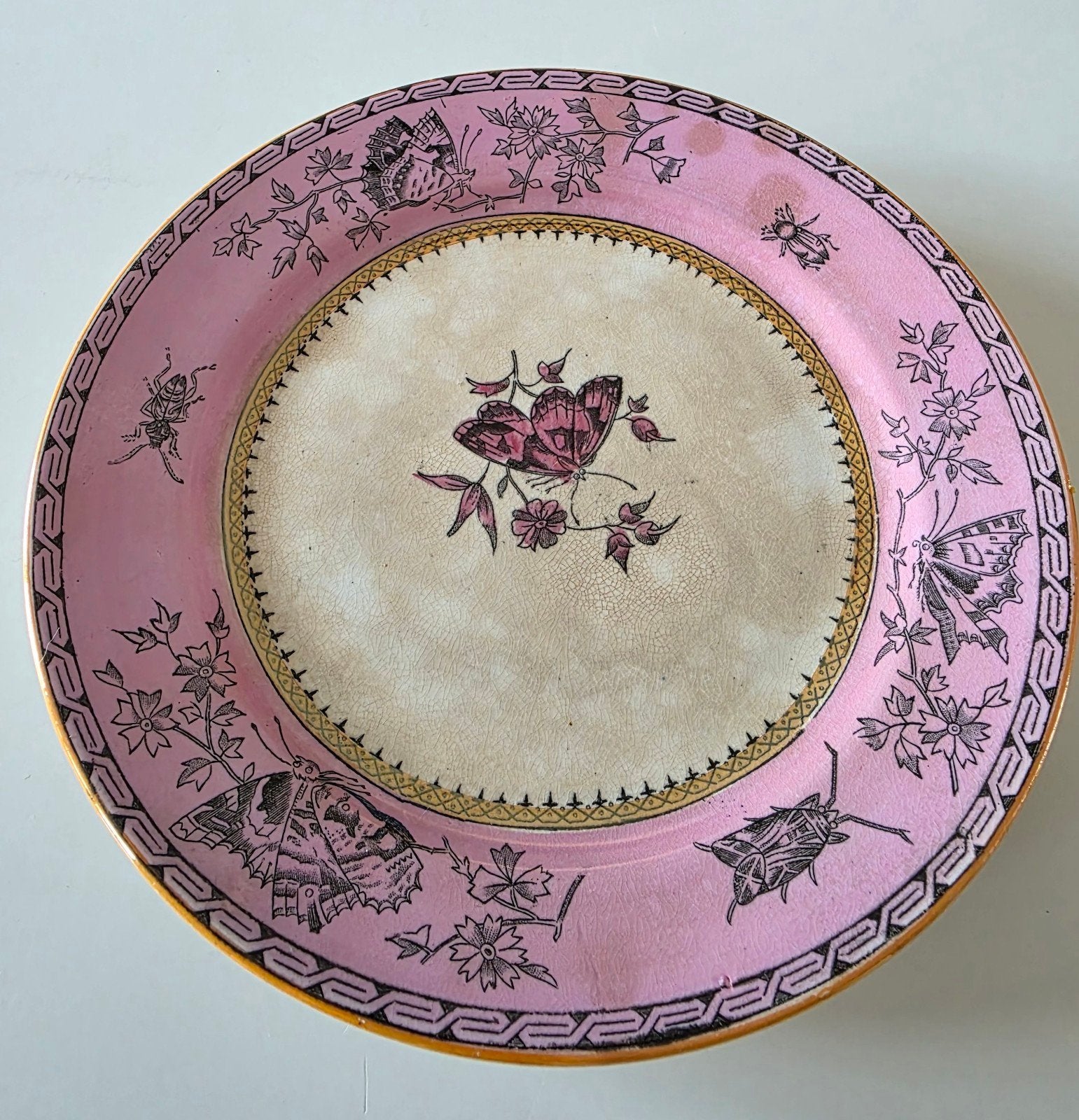 Papillon  antieke aardewerken borden, Antiek en Kunst, Ophalen