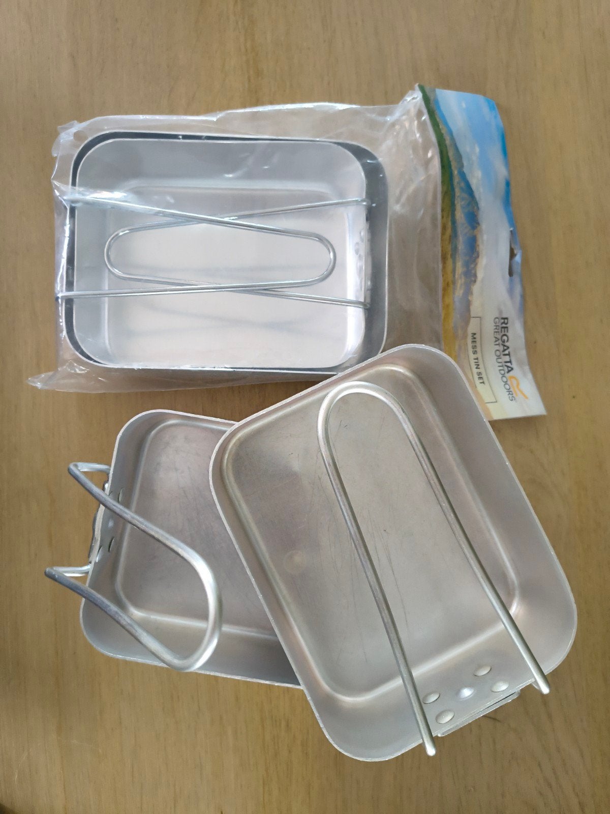 2 sets gamellen, Ophalen of Verzenden, Nieuw, Aluminium