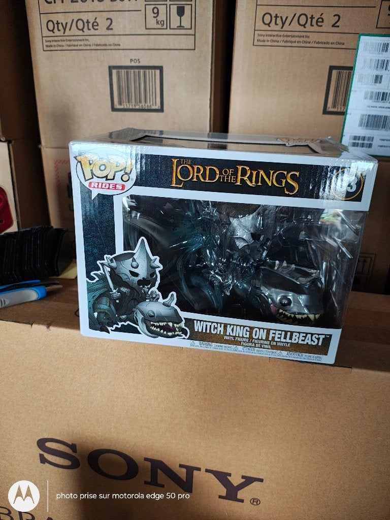 Funko pop 63 Witch king on fellbeast neuf, Enlèvement ou Envoi, Neuf