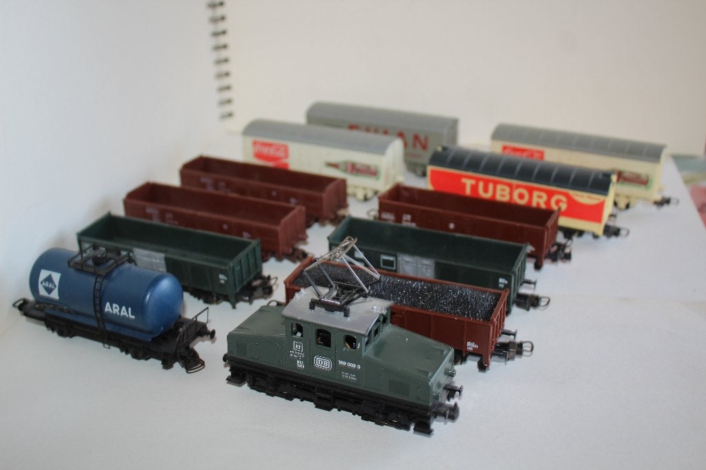 lima ho loc DB + 11 wagons divers marchandises, Hobby & Loisirs créatifs, Trains miniatures | HO, Enlèvement ou Envoi, Locomotive