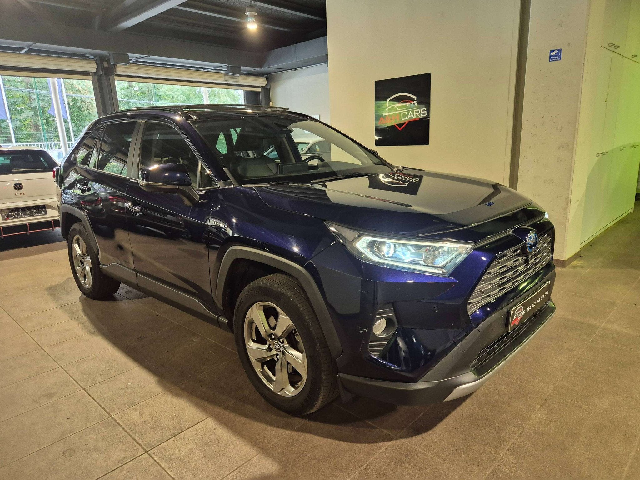 Toyota RAV4 RAV4 Hybrid HEV 2.5i 2WD (Li-ion) (bj 2019), Auto's, 4 cilinders, 2487 cc, Blauw, 131 kW