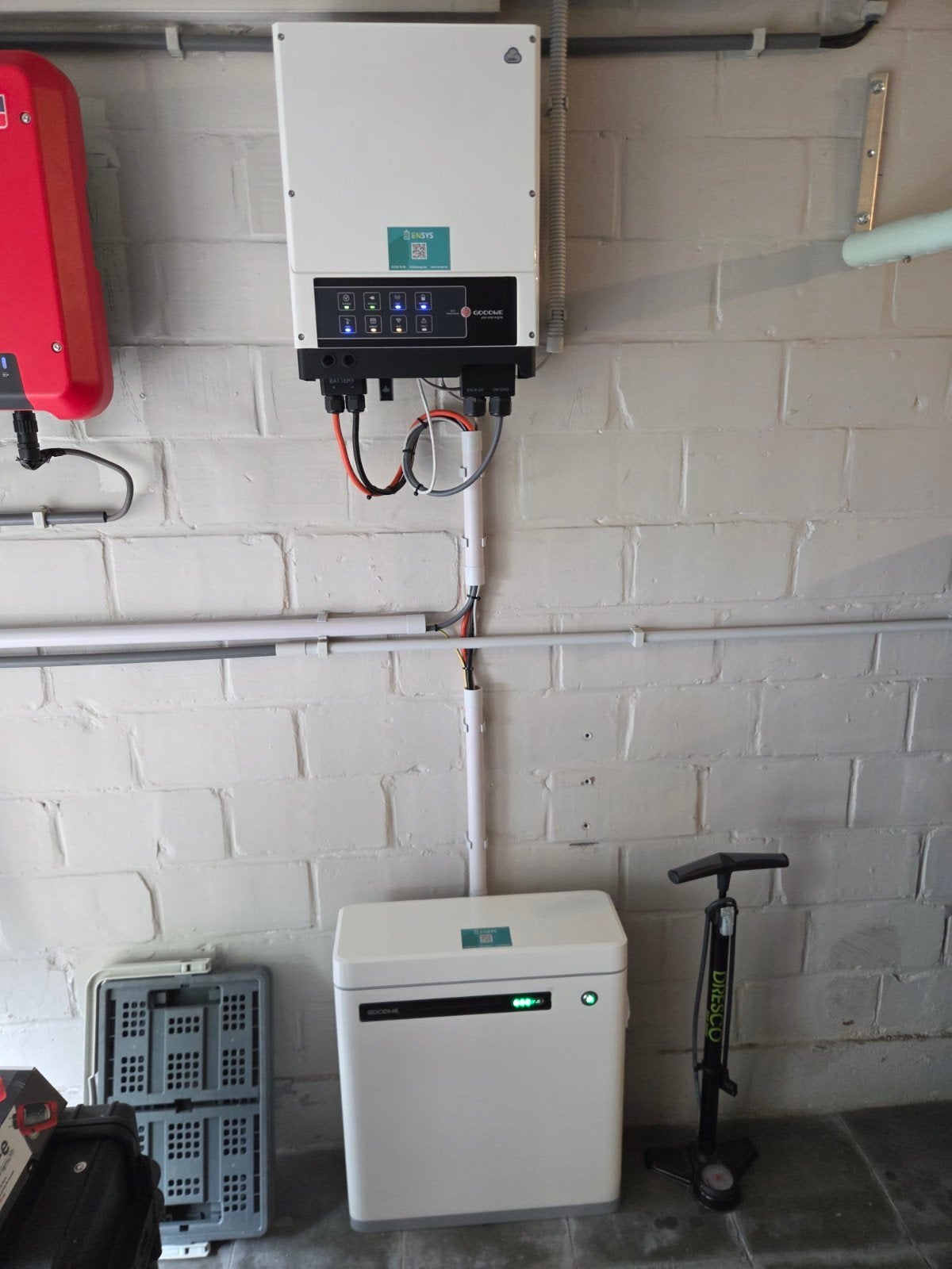 thuisbatterij met omvormer, Doe-het-zelf en Bouw, Ophalen, Gebruikt