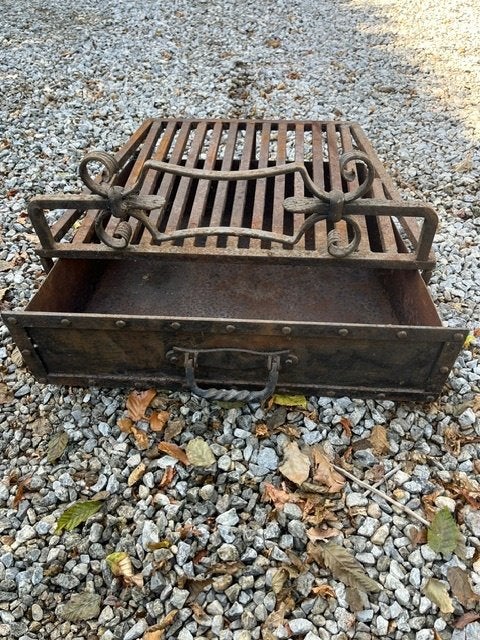 Grill de cheminée, Maison & Meubles, Cheminées, Enlèvement, Utilisé, Cheminée au bois