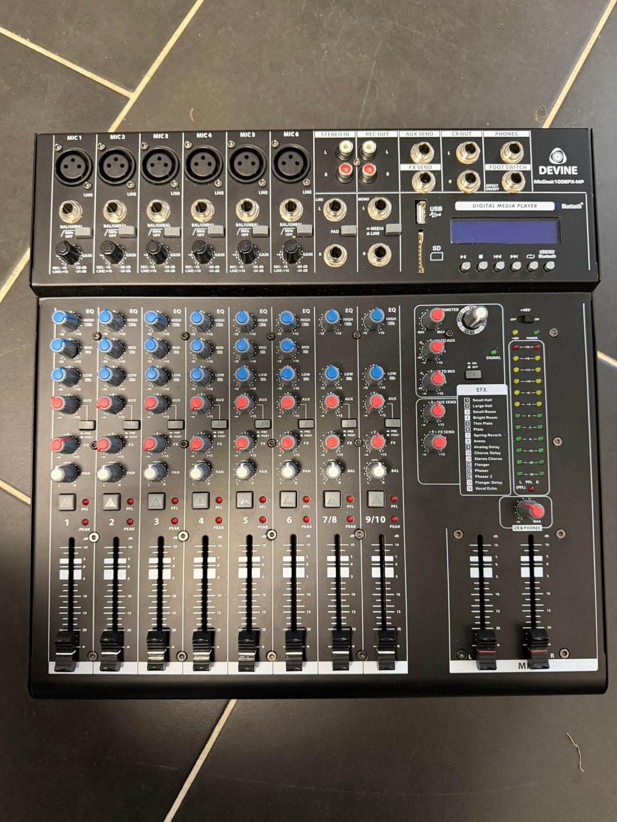 Mengpaneel Devine, Musique & Instruments, Tables de mixage, Enlèvement, Comme neuf, Entrée micro