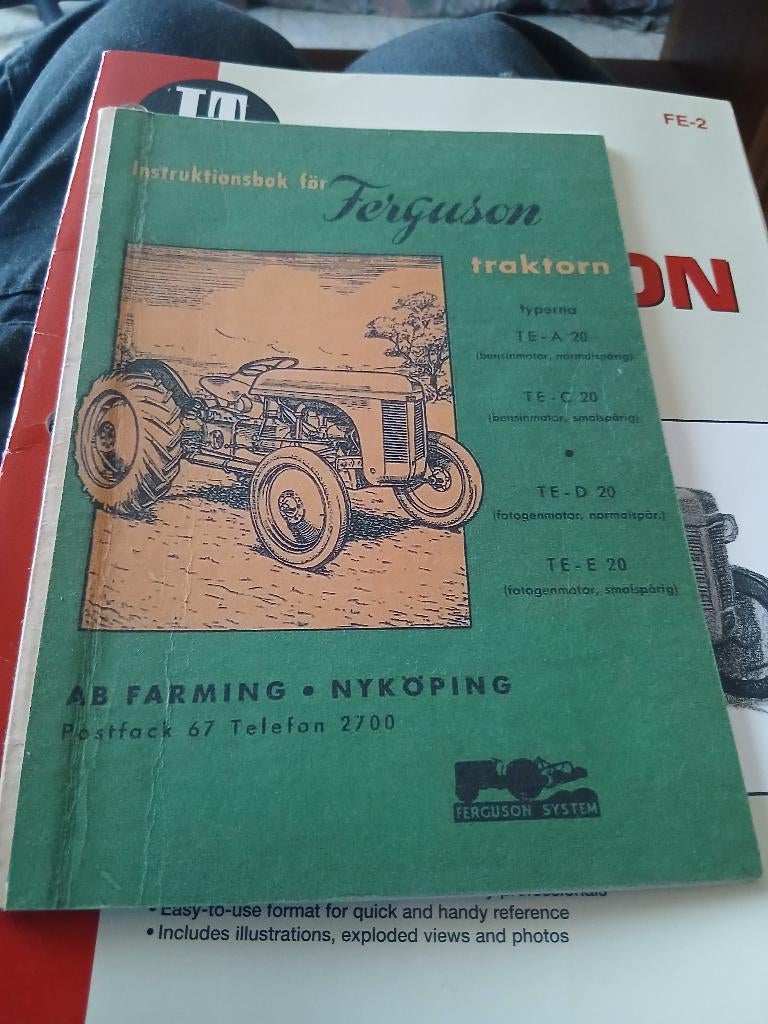 SHOP MANUAL FERGUSON, Enlèvement ou Envoi