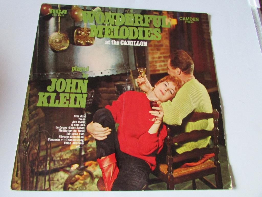 JOHN KLEIN : WONDERFUL MELODIES au Carllon ; LP, Enlèvement ou Envoi, Utilisé, 12 pouces