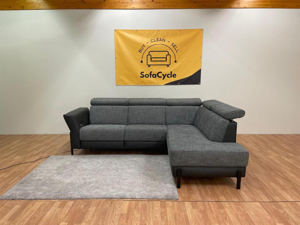 Chaise d'angle avec relax électrique (NOUVEAU) - SofaCycle, Neuf, Enlèvement ou Envoi, SofaCycle, Tissus