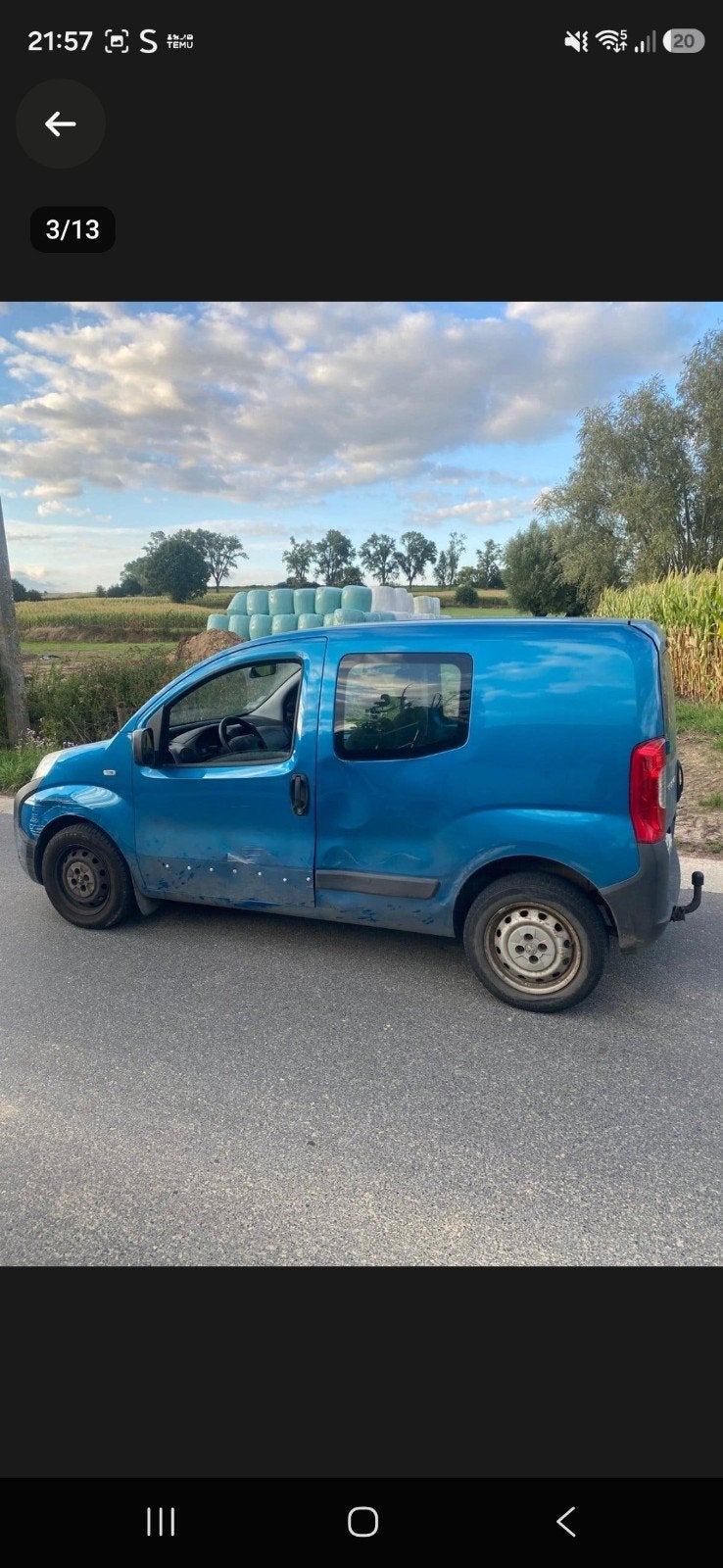 peugeot bipper 1.4 benzine2012 met slechts 66dkm, Auto's, Euro 5, Handgeschakeld, Particulier, 3 deurs