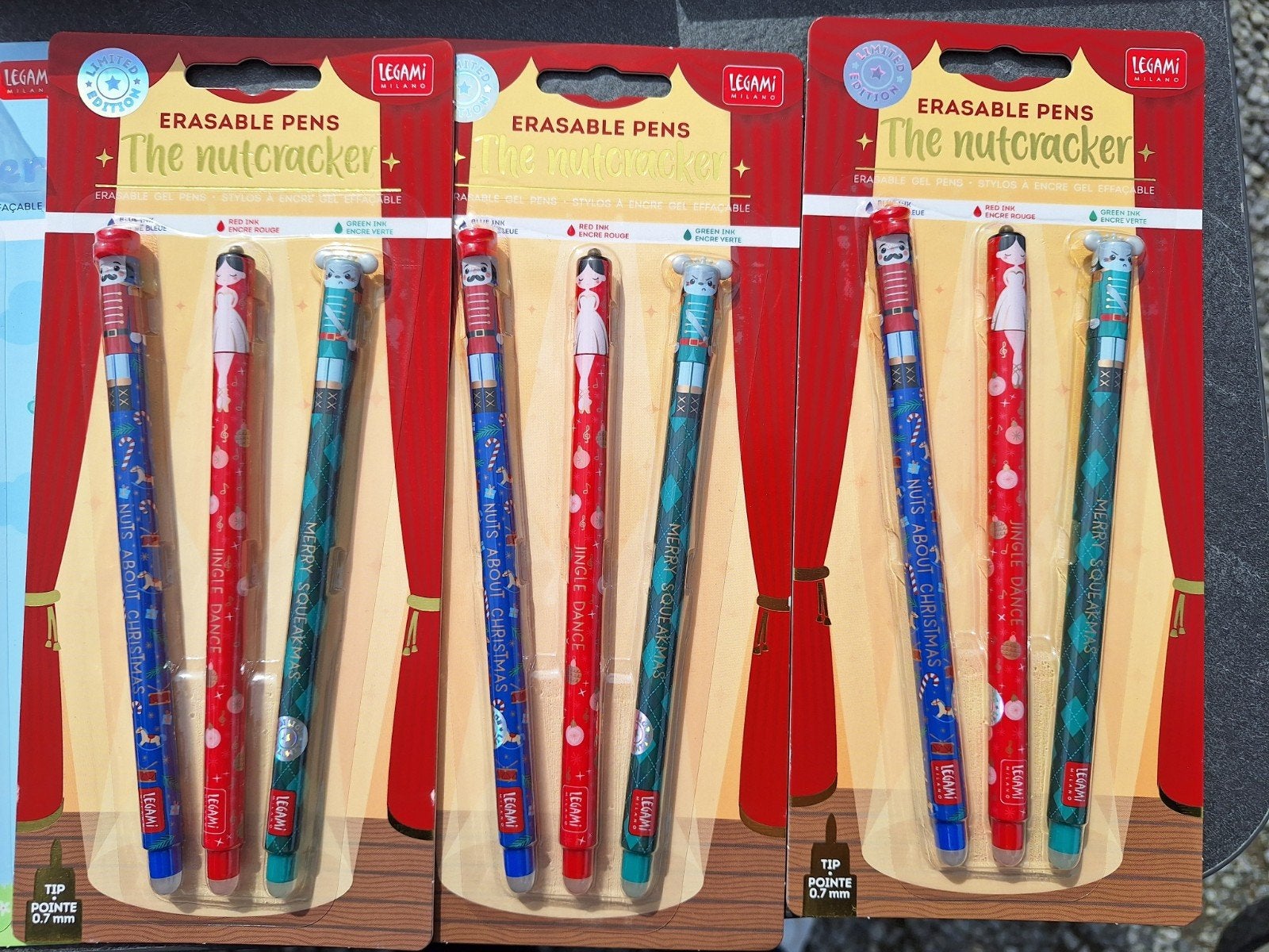 3 sets nieuwe uitwisbare dozen met kerstnotenkrakers van Leg, Hobby en Vrije tijd, Ophalen of Verzenden